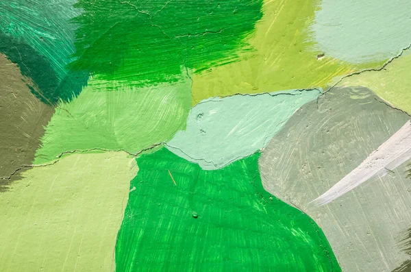 Barevné Stěny Zeleně Malované Betonovém Pozadí — Stock fotografie