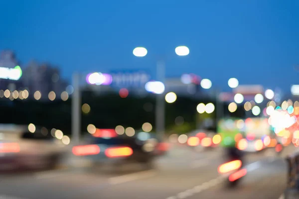 Abstract Background Traffic Light Night — Stock Photo, Image