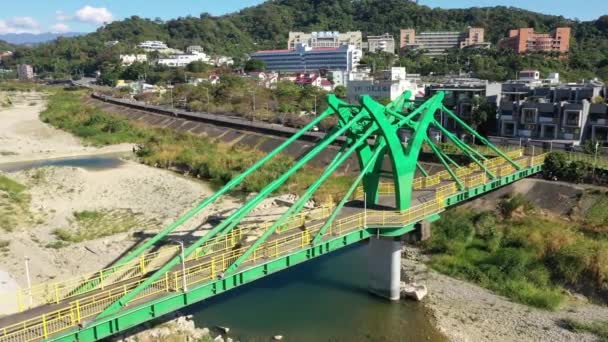 Ponte moderno a Taichung City — Video Stock