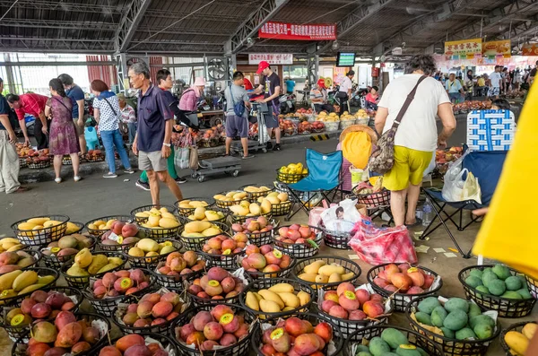 Yujing Taiwan Juli 2019 Yujing Obstmarkt Tainan Taiwan Asien — Stockfoto