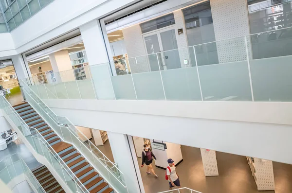 Nueva Taipei Taiwán Agosto 2019 Interior Biblioteca Principal Ciudad Nueva — Foto de Stock