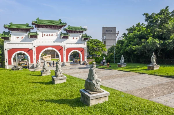 Changhua Taiwan Setembro 2019 Vista Aérea Arco Pedra Montanha Bagua — Fotografia de Stock