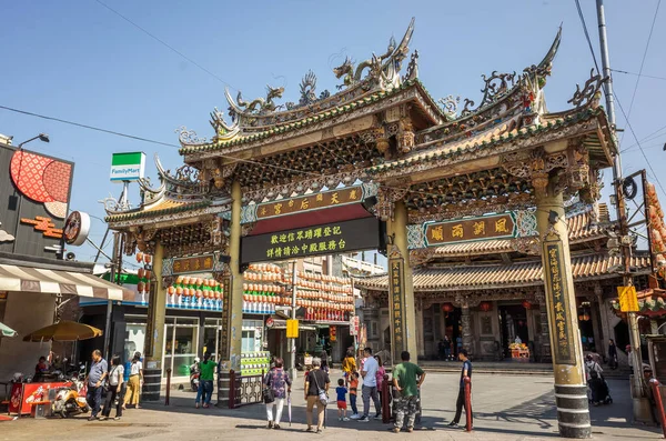 Lukang Ταϊβάν Οκτωβρίου 2019 Ναός Lukang Tianhou Επίσης Γνωστός Ναός — Φωτογραφία Αρχείου