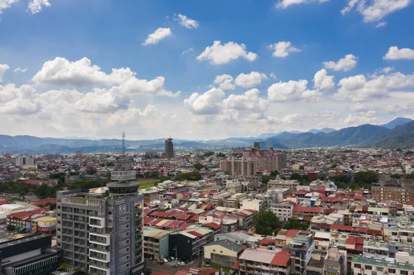 Puli Taiwan July 2020 Airview Puli Town Cityscape Nantou Asia — 스톡 사진