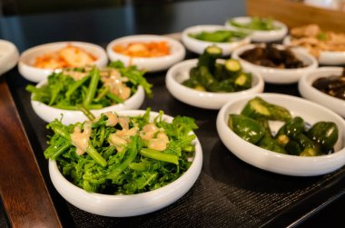 Tayvan aperatifleri masada.