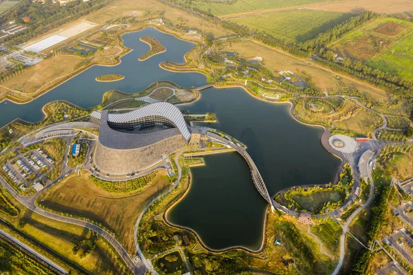 Chiayi Taiwan Novembro 2019 Vista Aérea Ramo Sul Museu Palácio — Fotografia de Stock