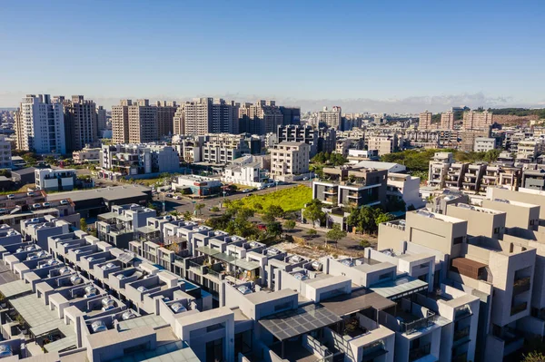 Taichung Taiwan November 28Th 2019 Cityscape Taichung City Skyscrapers Buildings — Stock Photo, Image