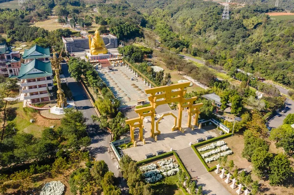 Nantou Taiwán Diciembre 2019 Vista Aérea Del Edificio Religioso Escuela —  Fotos de Stock