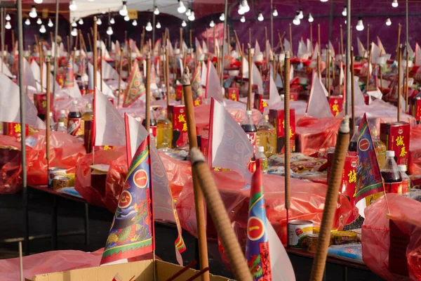 Nantou Tchaj Wan Prosince 2019 Shuili Taoismus Karneval Oběť Koná — Stock fotografie