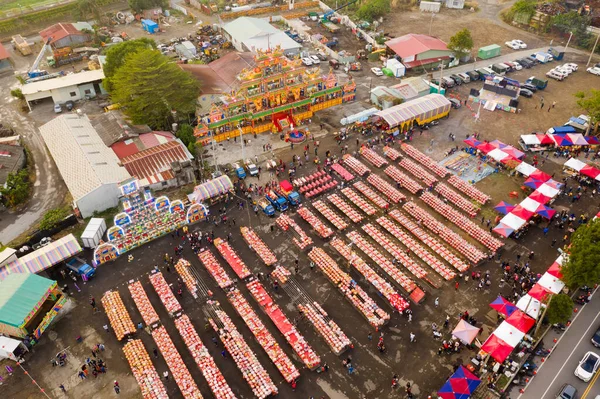 Nantou Taiwan December 2019 Shuili Taoïsme Carnaval Offer Worden Gehouden — Stockfoto