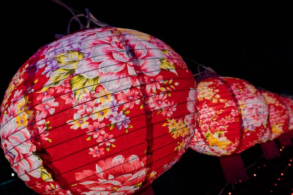Taichung City Taiwan Feb 19Rd 2020 Lantern Festival Tourists Lanterns — Stock Photo, Image