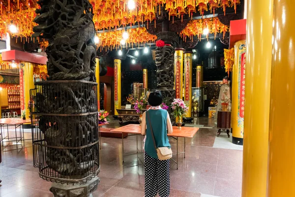 Taichung Taiwan Abril 2020 Famoso Templo Guangtian Templo Fundador Deus — Fotografia de Stock