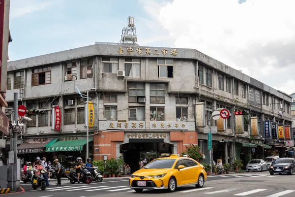 Taichung Taiwan Juli 2020 Taichung Tweede Openbare Traditionele Marktplaats Beroemde — Stockfoto