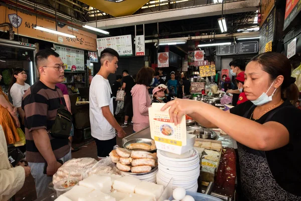 台湾台中市 2020年7月19日 台中市第二大传统市场 台中市的著名小吃市场 — 图库照片