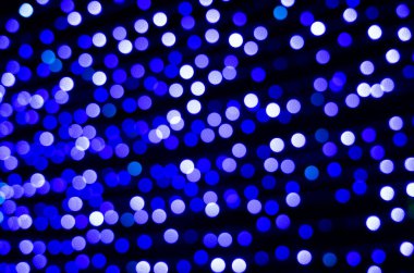 Geceleyin kopyalama alanı ile aydınlatılmış bokeh arkaplanı