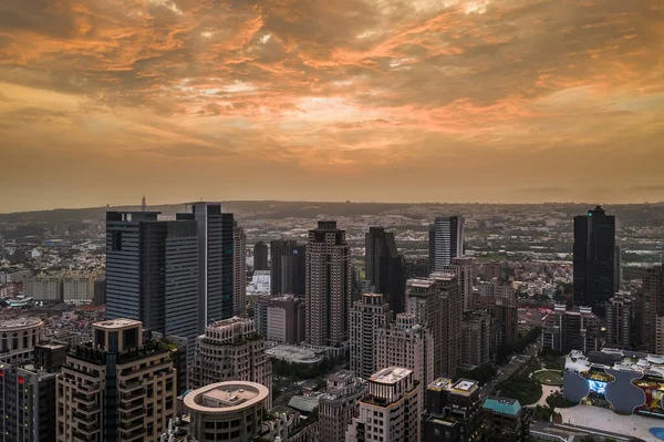 Taichung Taiwan Settembre 2019 Paesaggio Urbano Della Città Taichung Con — Foto Stock