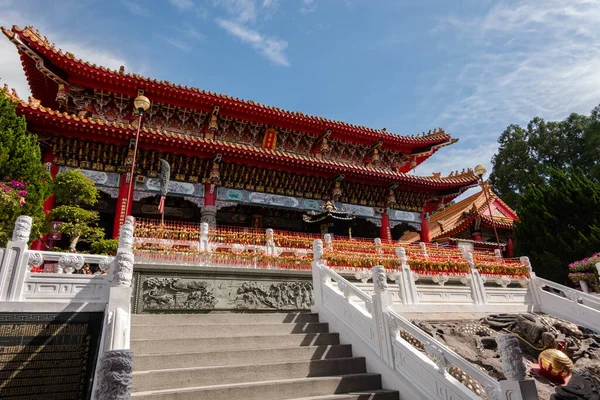 Нанту Тайвань Грудня 2019 Знаменита Пам Ятка Храму Венву Озері — стокове фото