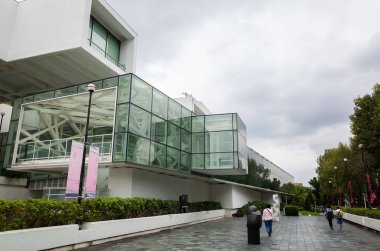 Taipei, Tayvan - 19 Ekim 2019: Taipei Güzel Sanatlar Müzesi, Taipei, Tayvan
