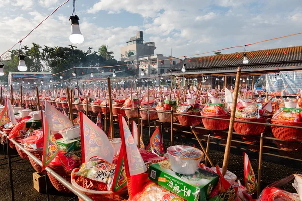 Nantou Taiwan December 2019 Shuili Taoism Karneval Och Offer Hållas — Stockfoto