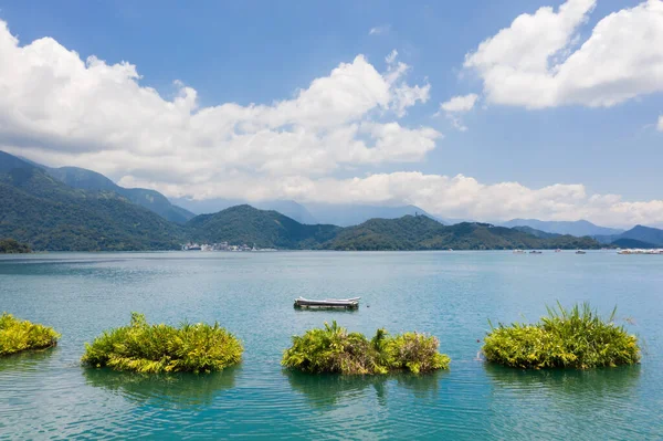 Знаменитый Пейзаж Озера Сан Мун Наньтоу Тайвань — стоковое фото