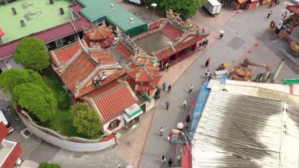 Nantou Taiwán Septiembre 2019 Famosa Atracción Del Templo Nan Municipio — Vídeo de stock