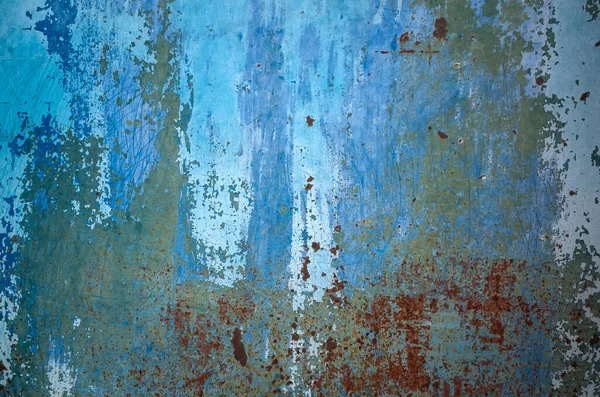 グランジスタイルの錆びた金属製の汚い壁の背景 — ストック写真