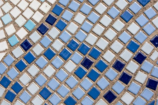 Lebendige Kleine Keramikfliesen Hintergrund Schmücken Die Architektur — Stockfoto