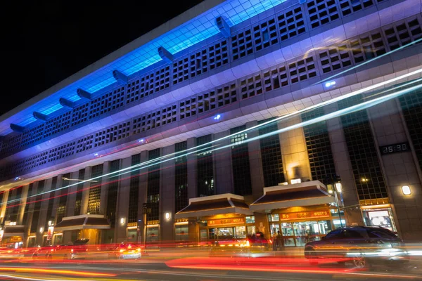 Taipei Taiwan Oct 1St 2020 Night Scene Taipei Main Station — Stock Photo, Image