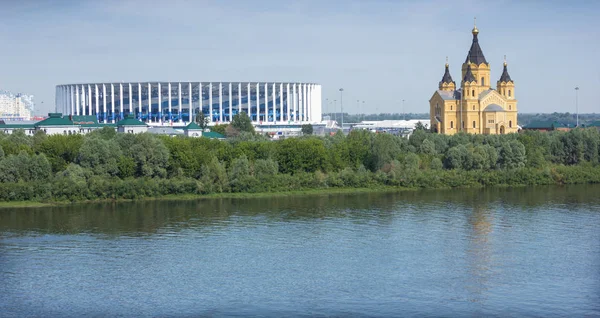 Nizjni Novgorod Rusland Juni 2018 Cup Voor Wereld Een Stadion — Stockfoto