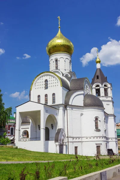Καζάν Εκκλησία Στο Νίζνι Νόβγκοροντ Αποκατασταθεί Στην Ιστοσελίδα Μια Φορά — Φωτογραφία Αρχείου