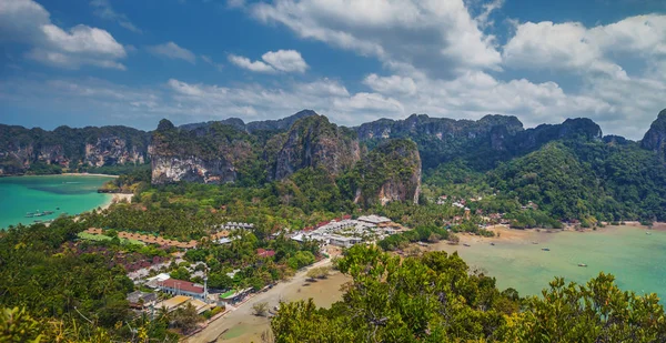 Krásné Panoramatické Krajiny Rayleighovy Poloostrově Krabi Thajsko — Stock fotografie