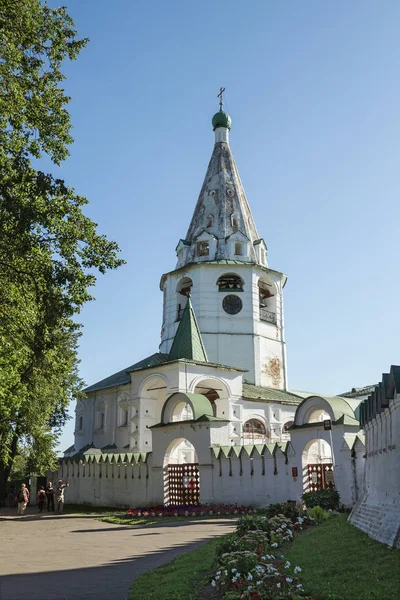 Suzdal Rusia Agosto 2018 Iglesia Anunciación Santísima Virgen María Campanario —  Fotos de Stock