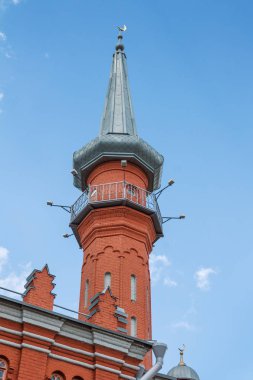 Nijniy Novgorod Katedrali caminin minaresi. Rusya