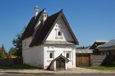Suzdal, Rusya - 26 Ağustos 2018: XVII-XVIII yüzyıllarda, taş ev, sadece biri Suzdal kentsel mimari nadir Anıtı