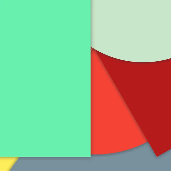 Colorido Camadas Planas Figuras Geométricas Forma Fundo — Fotografia de Stock