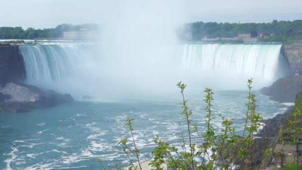 View Niagara Falls Daytime — Stock Video