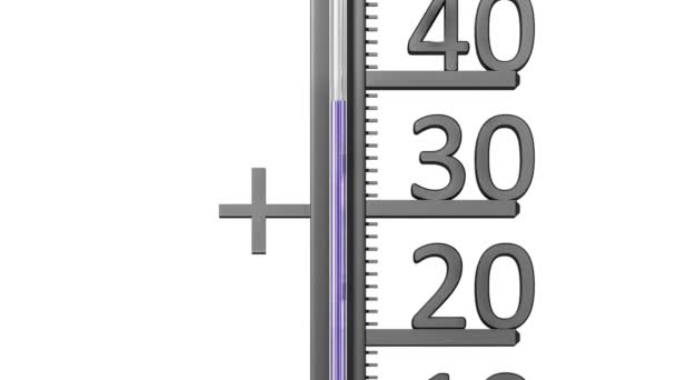 Movement Thermometer Scale — Stock Video