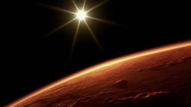 gezegen Mars yüzeyi güneş galaksideki ile