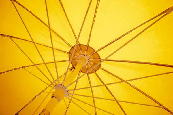 View Yellow Sunscreen Umbrella Royalty Free Stock Images