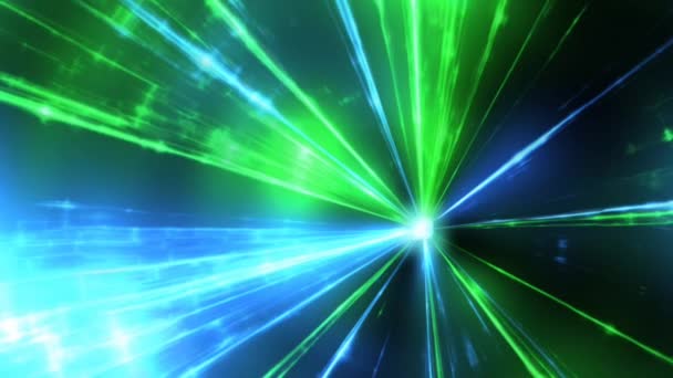 Padrão Caleidoscópio Criativo Laser — Vídeo de Stock