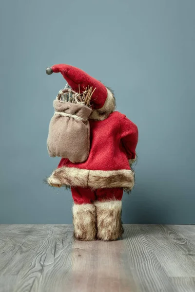 Образ Санта Клауса Фігура Назад — стокове фото