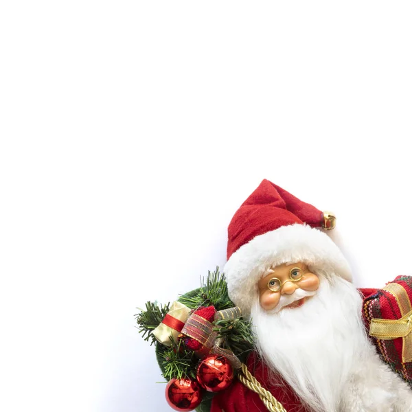 Uma Imagem Papai Noel Gentil Com Espaço Para Seu Conteúdo — Fotografia de Stock