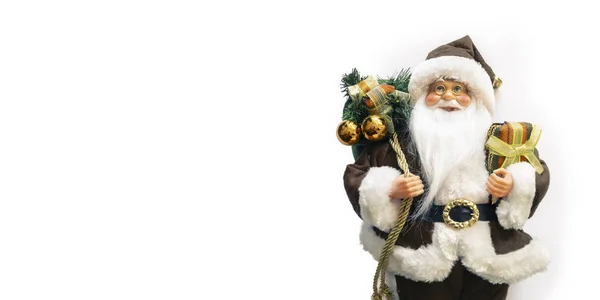 Uma Imagem Papai Noel Gentil Com Espaço Para Seu Conteúdo — Fotografia de Stock