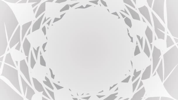 Moire White Schleifbar Als Hintergrund — Stockvideo