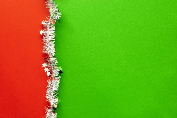 Eine Weihnachtsdekoration Hintergrund Mit Komplementärfarben — Stockfoto