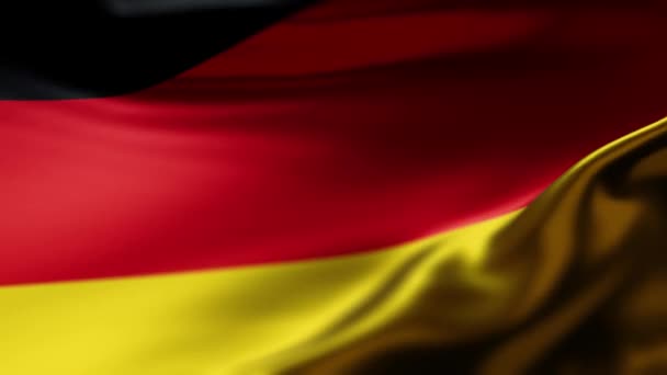 Duitse Vlag Getextureerde Achtergrond — Stockvideo