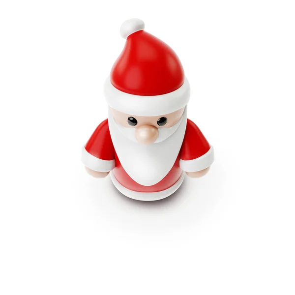 Liten Tomte Figur Ovanifrån Illustration — Stockfoto