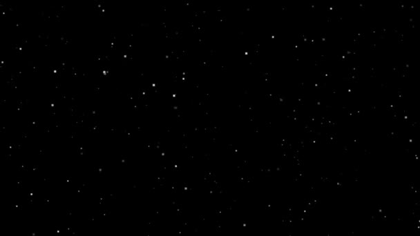 Sterne Verfolgen Bewegung Als Hintergrundanimation — Stockvideo