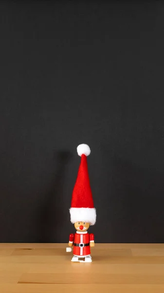 Uma Imagem Uma Figura Papai Noel Acaba Brinquedo — Fotografia de Stock