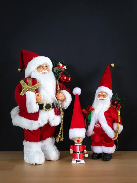 Obrázek Tři Postavy Santa Clause — Stock fotografie